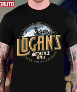 Vintage Hugh Jackman Logan’s Motorcycle Repair Tee shirt