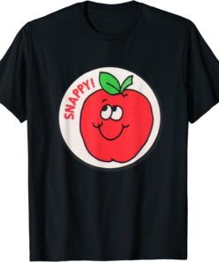 Vintage Scratch and Sniff Sticker Apple, Snappy! Teacher Tee Shirt