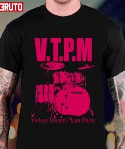 Vintage Timpani Player Music Graphic Tee shirt