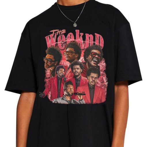 Weeknd After Hours Tour 2022 Vintage Front Back Tee Shirt