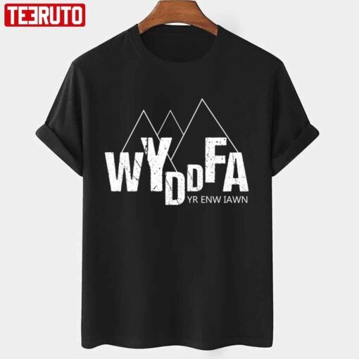 Wyddfa Yr Enw Iawn Tee shirt