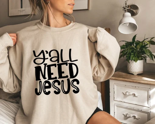Y’all need Jesus Christian Christmas Tee Shirt