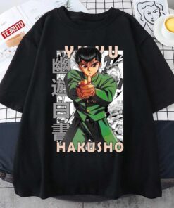 Yusuke Urameshi Ghost Files Yuyu Hakusho Manga Tee shirt
