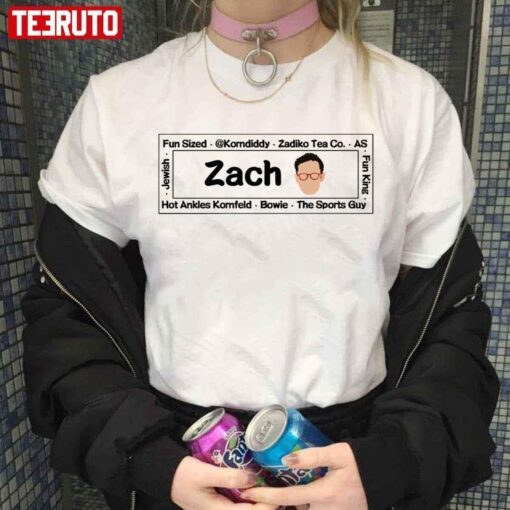 Zach Kornfeld The Try Guys Fan Art Logo Tee shirt