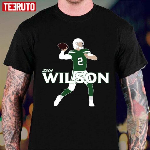 Zach Wilson Nfl Pros Player Tee shirt