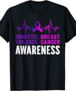 breast cancer awareness and domestic violence awareness Tee Shirt