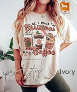 All I neesd for Christmas is coffee T-shirt