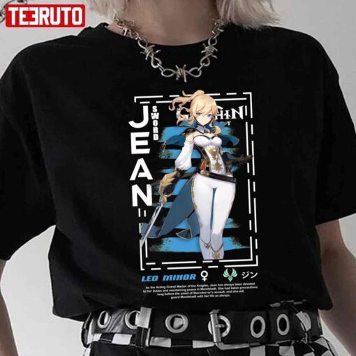 Acting Grand Master Jean Aesthetic Genshin Impact T-Shirt