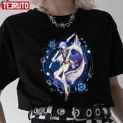 Aesthetic Design Kamisato Ayato Genshin Impact Tee Shirt