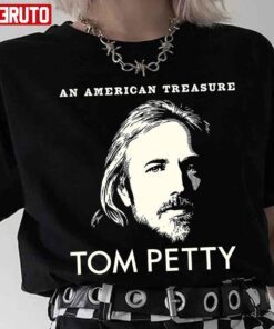 An American Treasure Tom Petty Logo Tee Shirt