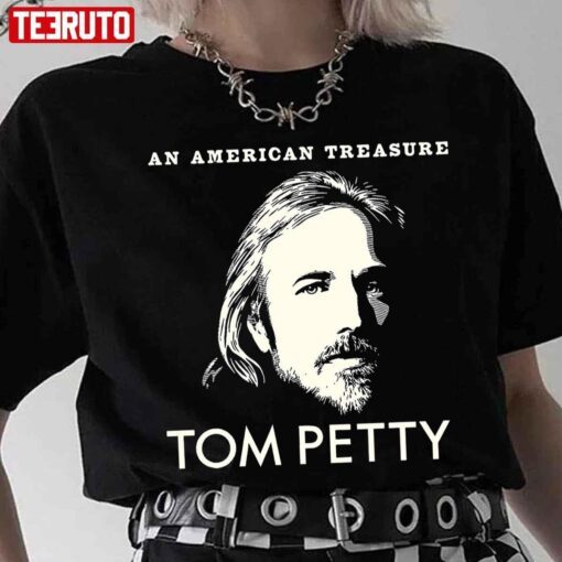 An American Treasure Tom Petty Logo Tee Shirt