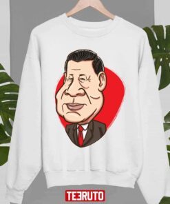 Animated Face Politics President Xi Jinping Tee Shirt