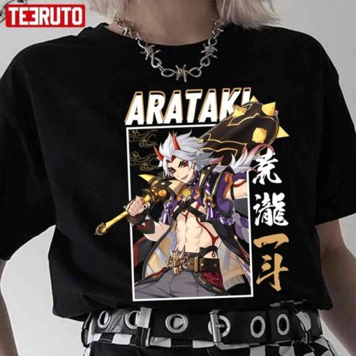 Anime Arataki Itto Genshin Impact Tee Shirt