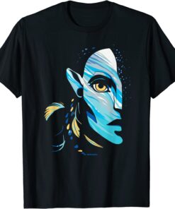 Avatar The Way of Water Neytiri Na’vi Ocean Half Face Tee Shirt