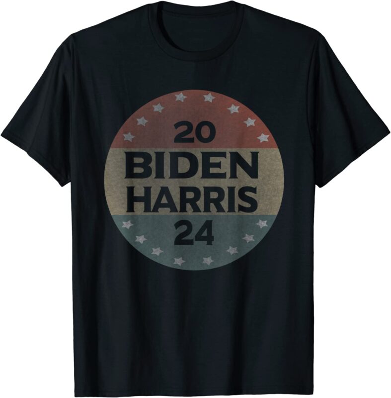 biden-harris-2024-vintage-distressed-american-flag-button-tee-shirt