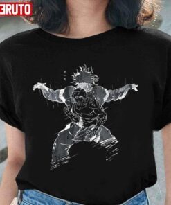 Black And White Manga Baki The Grappler T-Shirt