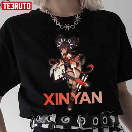 Blazing Riff Xinyan Genshin Impact Tee Shirt