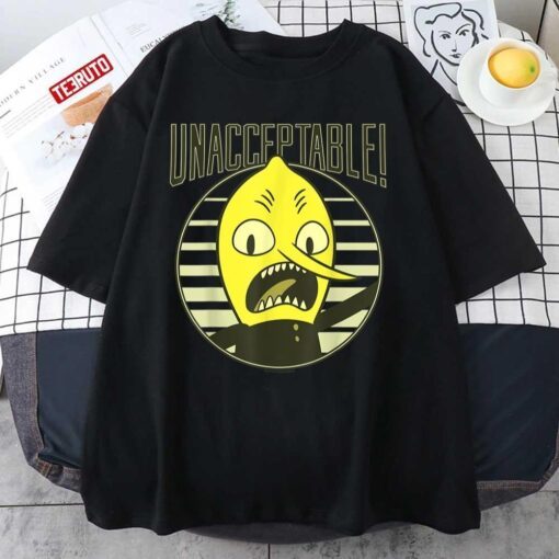 Cn Adventure Time Lemongrab Unacceptable Tee shirt