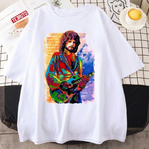 Colorful Portrait Lindsey Buckingham Tee Shirt