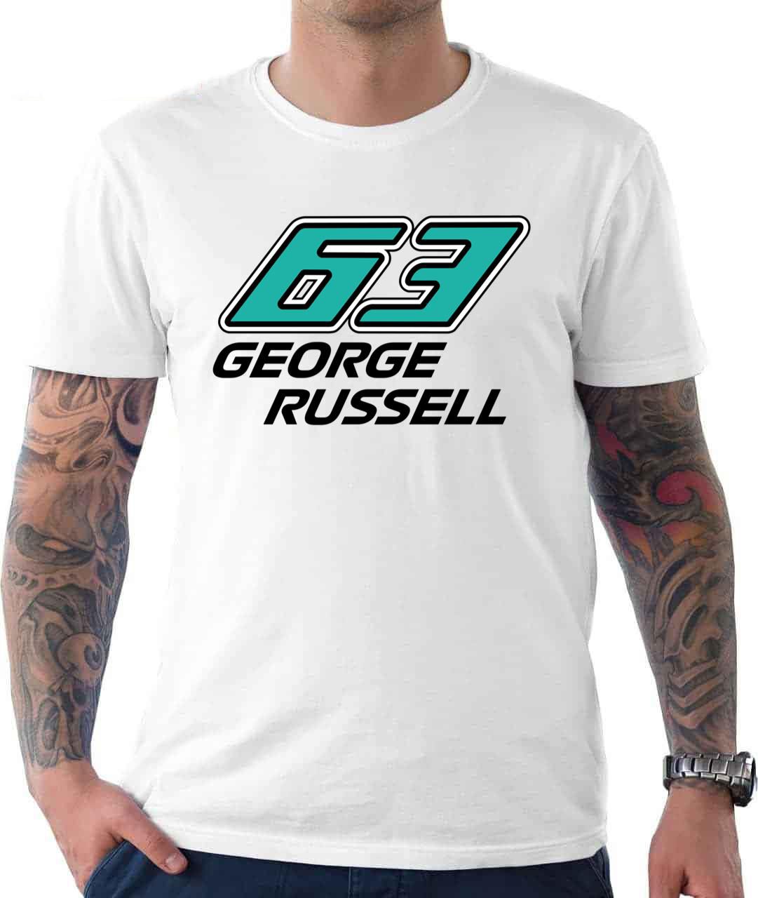 Cool Design Of George Russell 63 For 2022 Logo Tee Shirt ...