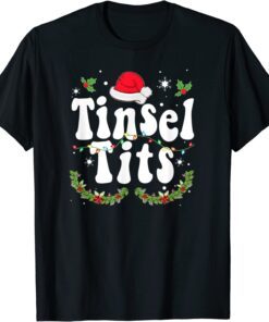 Couple Christmas Jingle Balls Tinsel Tits Tee Shirt