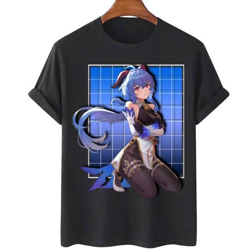 Cute Ganyu Ghensin Impact Female Hero Genshin Impact Tee Shirt