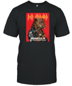 Def Leppard Indianapolis August 16, 2022 The Stadium Tour Tee Shirt