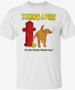 Dog taking a piss as the British would say Tee shirt