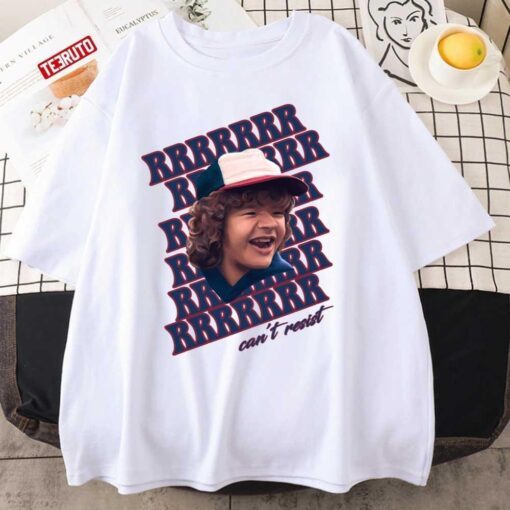 Dustin Can’t Resist Those Pearls Stranger Things Tee Shirt