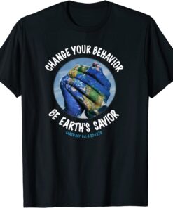 Earth Day Save the Planet Plant More Trees Clean the Seas Tee Shirt