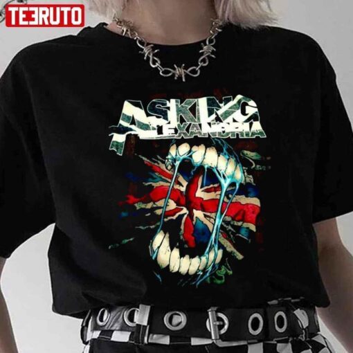 Eating England Flag Asking Alexandria Sale Tee Shirt