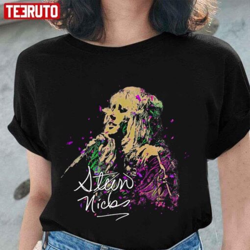 Fleetwood Mac Lindsey Buckingham Colorful Design T-Shirt