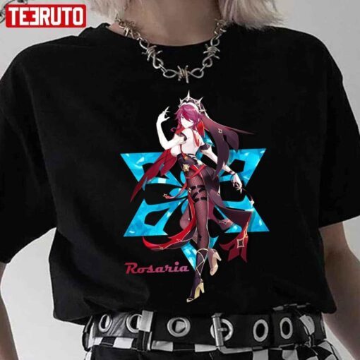 Frigid Ice Lance Rosaria Genshin Impact Tee Shirt