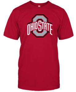 GoBuckeyes Ohio State Buckeyes Identity Logo Scarlet Tee Shirt