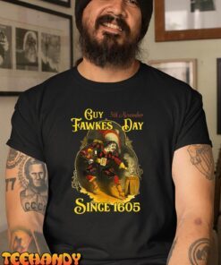 Guy Fawkes Day Bonfire Night 5th November Gunpowder Plot Men Tee Shirt