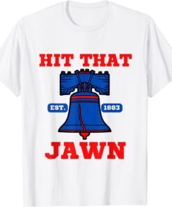 Hit That Jawn Philadelphia Philly Baseball Tee Shirt