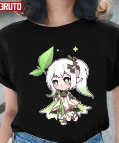 Holding A Plant Nahida Genshin Impact Tee Shirt