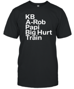 Houston Alex Bregman KB A-Rod Papi Big Hurt Train Tee Shirt