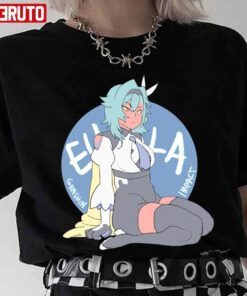 Ice Queen Animated Eluna Genshin Impact Tee Shirt