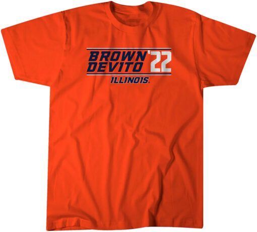 Illinois Football: Brown-Devito '22 Tee Shirt