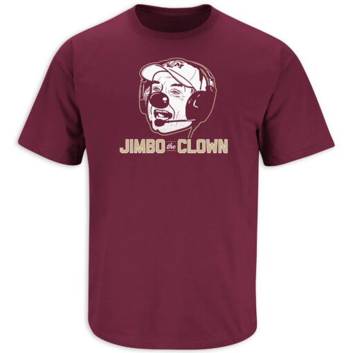 Jimbo the Clown Florida State, Alabama, and Ole Miss Fans Tee Shirt