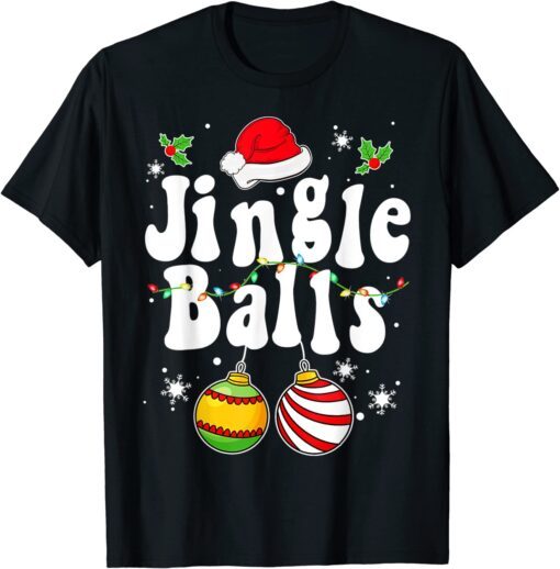 Jingle Balls Tinsel Tits Matching Couple Chestnuts Tee Shirt