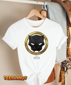 Marvel Black Panther Wakanda Forever Metal Badge Pullover Tee Shirt