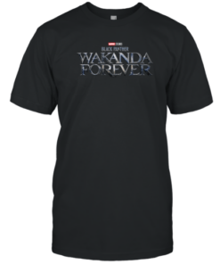 Marvel Studio Black Panther Wakanda Forever Logo Classic Shirt