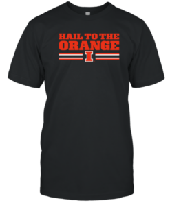 NCAA BreakingT Illinois Hail To The Orange Tee Shirt