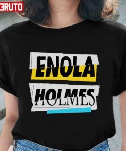 Newspaper Enola Holmes Style Tee shirt