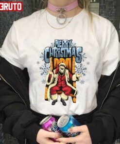 Oldschool Vibes Santa Claus Mery Chritsmass Tee Shirt