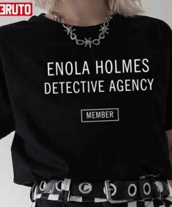 Original Enola Holmes Detective Agency Member Tee shirt