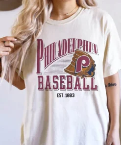 Phillies Baseball Style 90s Tee Shirt