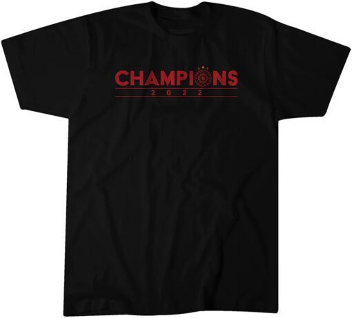 Portland Thorns: Three-Star Champs Tee Shirt